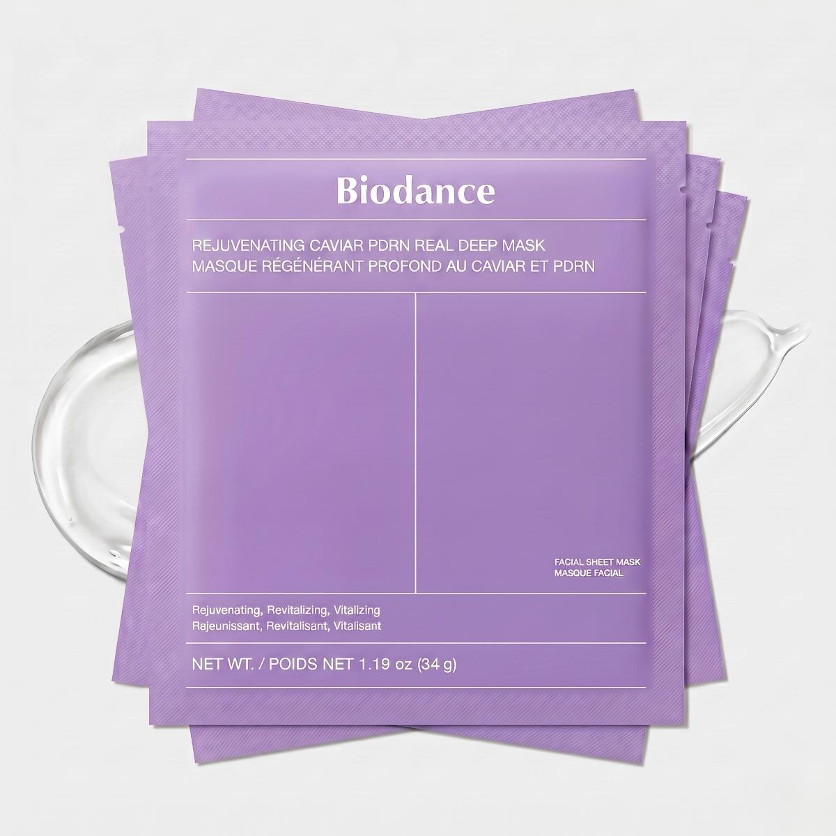 Biodance – Rejuvenating Caviar PDRN Real Deep Mask 4 Sheets
